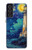 S4092 Phare au Clair de Lune Etui Coque Housse pour Samsung Galaxy S21 FE 5G