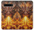 S4090 Dragon de Feu Fantastique Etui Coque Housse pour Samsung Galaxy S10 5G