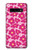 S4097 Motif Floral Rose Etui Coque Housse pour Samsung Galaxy S10