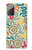 S4078 Motif Abstrait Coloré Etui Coque Housse pour Samsung Galaxy Note 20