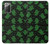 S4087 Motif Fantôme Vert Mignon Etui Coque Housse pour Samsung Galaxy Note 20
