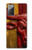 S4098 Art Taureau Espagnol Sculpté Etui Coque Housse pour Samsung Galaxy Note 20