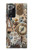 S4100 Collage Scientifique Vintage Etui Coque Housse pour Samsung Galaxy Note 20 Ultra, Ultra 5G