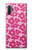 S4097 Motif Floral Rose Etui Coque Housse pour Samsung Galaxy Note 10 Plus
