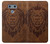S2529 Leo Zodiac Tattoo Brown Graphic Print Etui Coque Housse pour LG G6