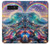 S4084 Vagues Arc-en-ciel Fantastiques Etui Coque Housse pour Note 8 Samsung Galaxy Note8