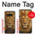 S4093 Portrait de Lion Royal Etui Coque Housse pour Note 8 Samsung Galaxy Note8