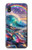 S4084 Vagues Arc-en-ciel Fantastiques Etui Coque Housse pour Samsung Galaxy A10e