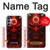 S4099 Illustration Démon Rouge Mystique Etui Coque Housse pour Samsung Galaxy A15 5G