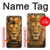 S4093 Portrait de Lion Royal Etui Coque Housse pour Samsung Galaxy A20e