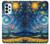 S4081 Art Galaxie Nocturne Etui Coque Housse pour Samsung Galaxy A23