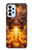 S4090 Dragon de Feu Fantastique Etui Coque Housse pour Samsung Galaxy A23