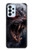 S4094 Loup au Clair de Lune Etui Coque Housse pour Samsung Galaxy A23