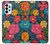 S4105 Motif Floral Coloré Etui Coque Housse pour Samsung Galaxy A23