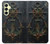 S4106 Ancre et Barre Marine Vintage Etui Coque Housse pour Samsung Galaxy A25 5G