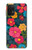 S4105 Motif Floral Coloré Etui Coque Housse pour Samsung Galaxy A32 5G