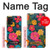 S4105 Motif Floral Coloré Etui Coque Housse pour Samsung Galaxy A32 5G