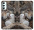 S4089 Loup et Agneau Amicaux Etui Coque Housse pour Samsung Galaxy A34 5G