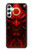 S4099 Illustration Démon Rouge Mystique Etui Coque Housse pour Samsung Galaxy A34 5G