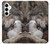 S4089 Loup et Agneau Amicaux Etui Coque Housse pour Samsung Galaxy A35 5G