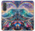 S4084 Vagues Arc-en-ciel Fantastiques Etui Coque Housse pour Samsung Galaxy A37