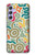 S4078 Motif Abstrait Coloré Etui Coque Housse pour Samsung Galaxy A54 5G