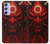 S4099 Illustration Démon Rouge Mystique Etui Coque Housse pour Samsung Galaxy A54 5G