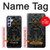 S4106 Ancre et Barre Marine Vintage Etui Coque Housse pour Samsung Galaxy A54 5G