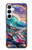 S4084 Vagues Arc-en-ciel Fantastiques Etui Coque Housse pour Samsung Galaxy A55 5G