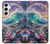 S4084 Vagues Arc-en-ciel Fantastiques Etui Coque Housse pour Samsung Galaxy A55 5G