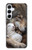 S4089 Loup et Agneau Amicaux Etui Coque Housse pour Samsung Galaxy A55 5G