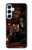 S4102 Art Taverne au Crâne Vintage Etui Coque Housse pour Samsung Galaxy A55 5G