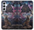 S4110 Loup et Symbole Ancien Etui Coque Housse pour Samsung Galaxy A55 5G