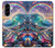 S4084 Vagues Arc-en-ciel Fantastiques Etui Coque Housse pour Samsung Galaxy A56