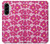 S4097 Motif Floral Rose Etui Coque Housse pour Samsung Galaxy A56