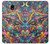 S4085 Art Cosmique Psychédélique Etui Coque Housse pour Samsung Galaxy J7 (2018), J7 Aero, J7 Top, J7 Aura, J7 Crown, J7 Refine, J7 Eon, J7 V 2nd Gen, J7 Star