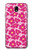 S4097 Motif Floral Rose Etui Coque Housse pour Samsung Galaxy J7 (2018), J7 Aero, J7 Top, J7 Aura, J7 Crown, J7 Refine, J7 Eon, J7 V 2nd Gen, J7 Star