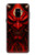 S4099 Illustration Démon Rouge Mystique Etui Coque Housse pour Samsung Galaxy A8 (2018)