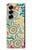 S4078 Motif Abstrait Coloré Etui Coque Housse pour Samsung Galaxy Z Fold 7