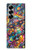 S4085 Art Cosmique Psychédélique Etui Coque Housse pour Samsung Galaxy Z Fold 6