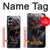 S4094 Loup au Clair de Lune Etui Coque Housse pour Samsung Galaxy Z Fold 6