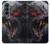 S4094 Loup au Clair de Lune Etui Coque Housse pour Samsung Galaxy Z Fold 4