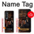 S4102 Art Taverne au Crâne Vintage Etui Coque Housse pour Samsung Galaxy Z Fold 4
