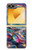 S4084 Vagues Arc-en-ciel Fantastiques Etui Coque Housse pour Samsung Galaxy Z Flip 6, Flip 7 FE