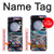 S4084 Vagues Arc-en-ciel Fantastiques Etui Coque Housse pour Samsung Galaxy Z Flip 5