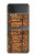 S4079 Motif Géométrique Tribal Etui Coque Housse pour Samsung Galaxy Z Flip 4