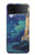 S4092 Phare au Clair de Lune Etui Coque Housse pour Samsung Galaxy Z Flip 4