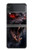 S4094 Loup au Clair de Lune Etui Coque Housse pour Samsung Galaxy Z Flip 4