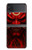 S4099 Illustration Démon Rouge Mystique Etui Coque Housse pour Samsung Galaxy Z Flip 4
