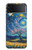 S4081 Art Galaxie Nocturne Etui Coque Housse pour Samsung Galaxy Z Flip 3 5G